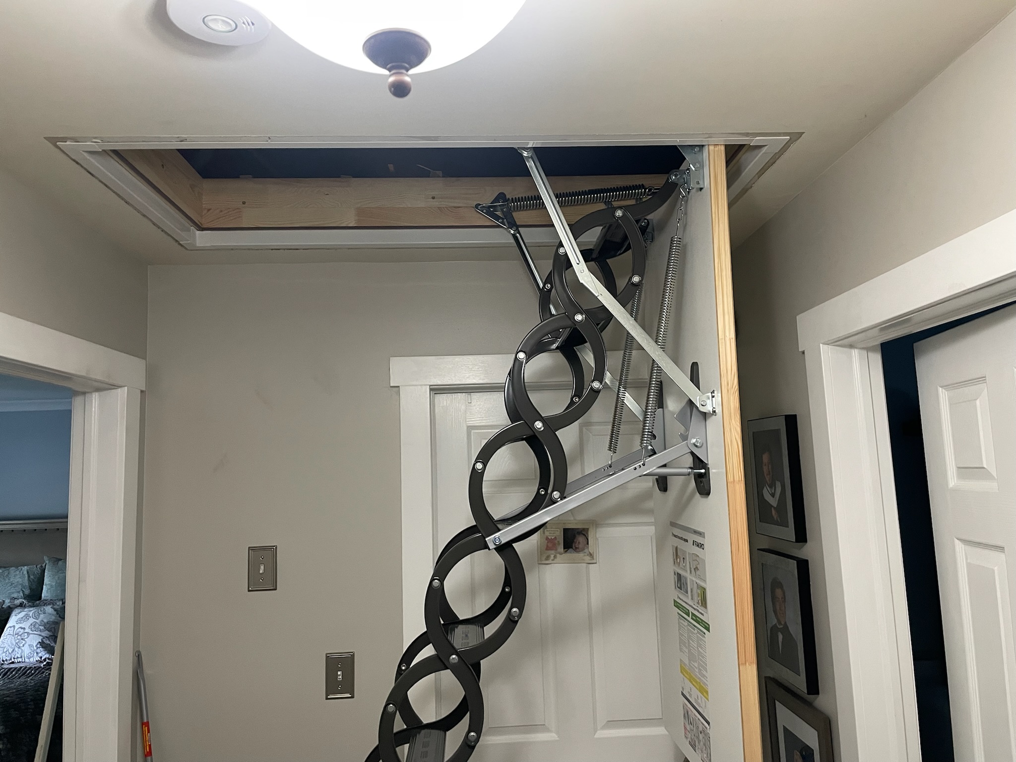 Scissor-Style Attic Ladder Upgrade in Colonia, NJ